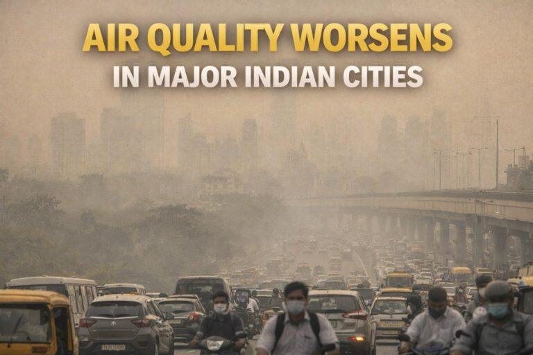 Air Quality Worsens in Major Indian Cities