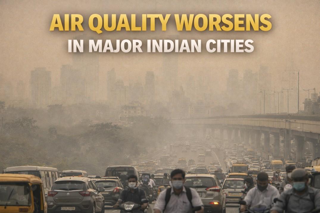 Air Quality Worsens in Major Indian Cities