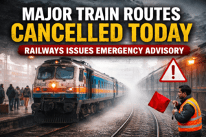Major Train Routes Cancelled Today