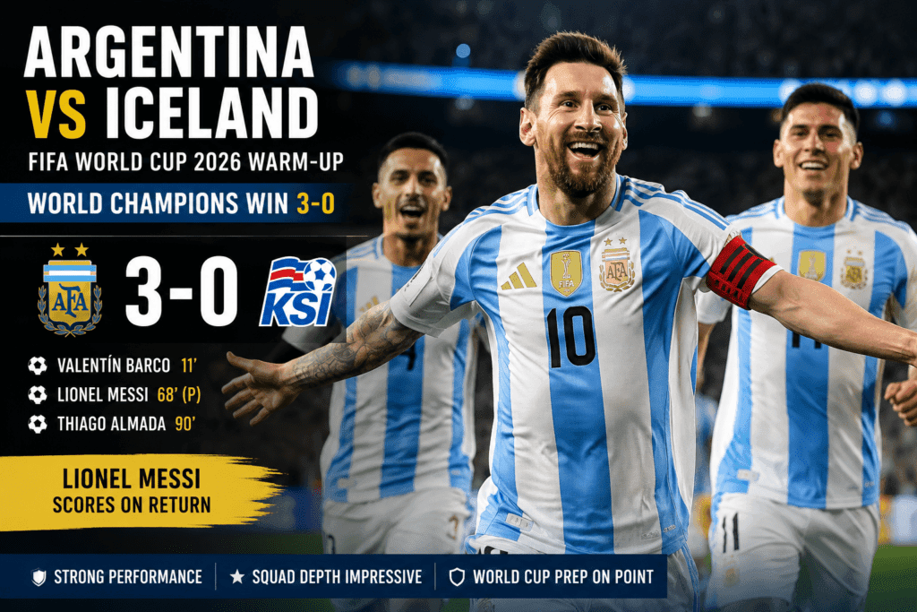 Argentina vs Iceland
