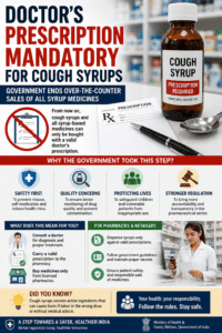Doctor's Prescription Mandatory for Cough Syrups