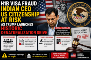 H1B visa fraud Indian CEO US citizenship
