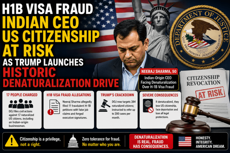 H1B visa fraud Indian CEO US citizenship